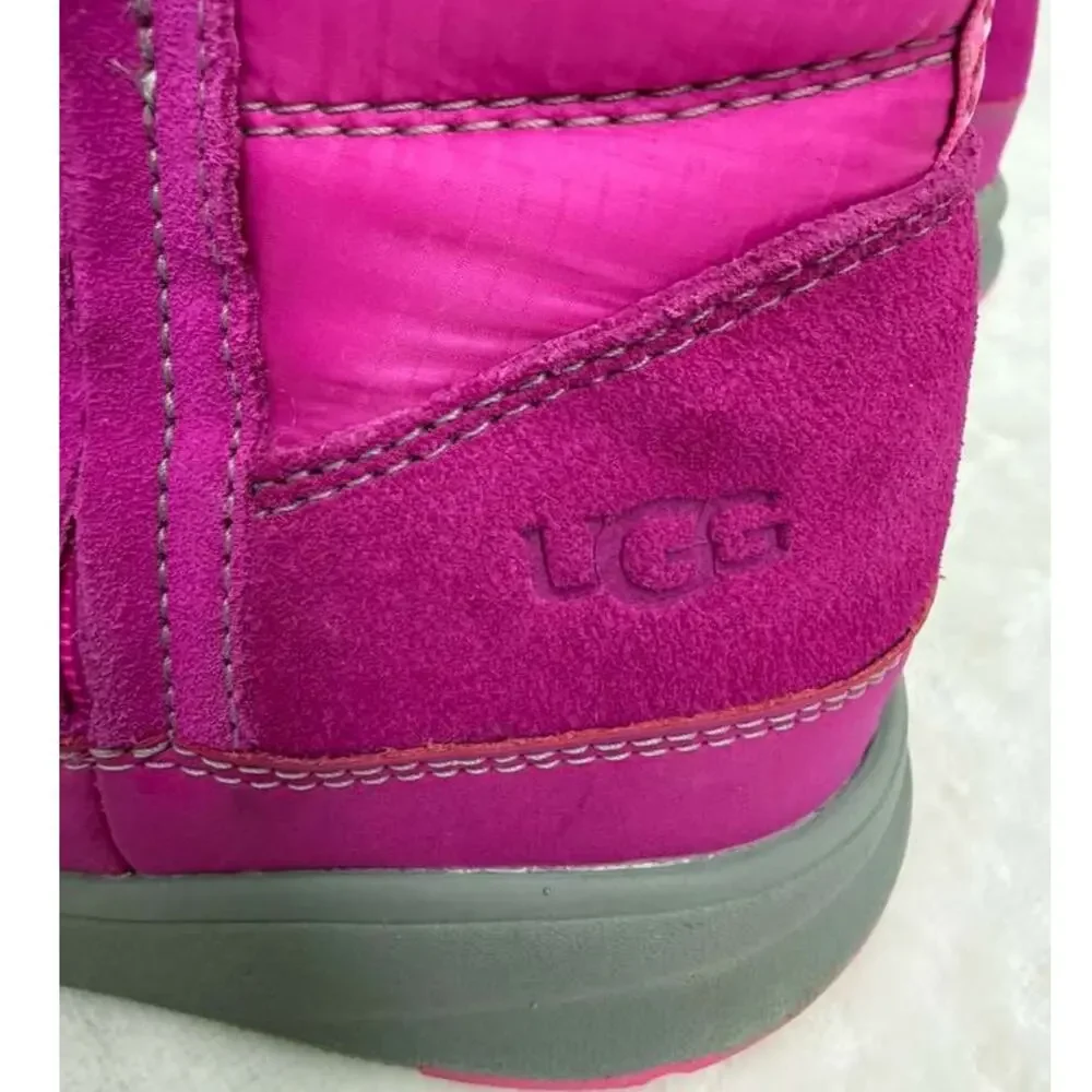 Ugg Kid's Truckee Weather Suede Cold Weather Boots Pink Sz 6